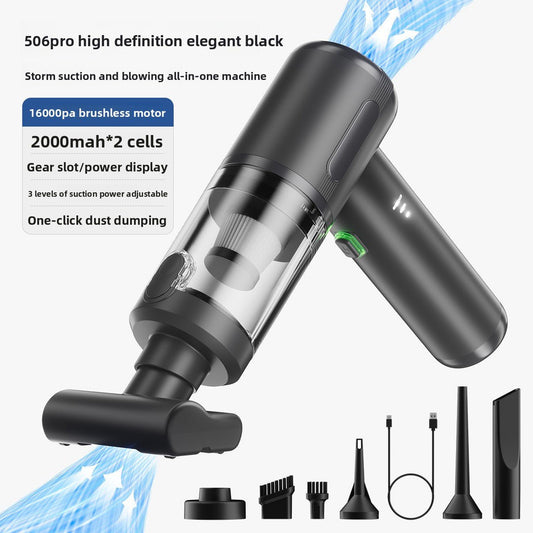 High - Power Cordless Car Vacuum: Handheld Brushless Motor Cleaner & Blower - ziktop