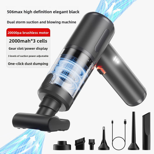 High - Power Cordless Car Vacuum: Handheld Brushless Motor Cleaner & Blower - ziktop