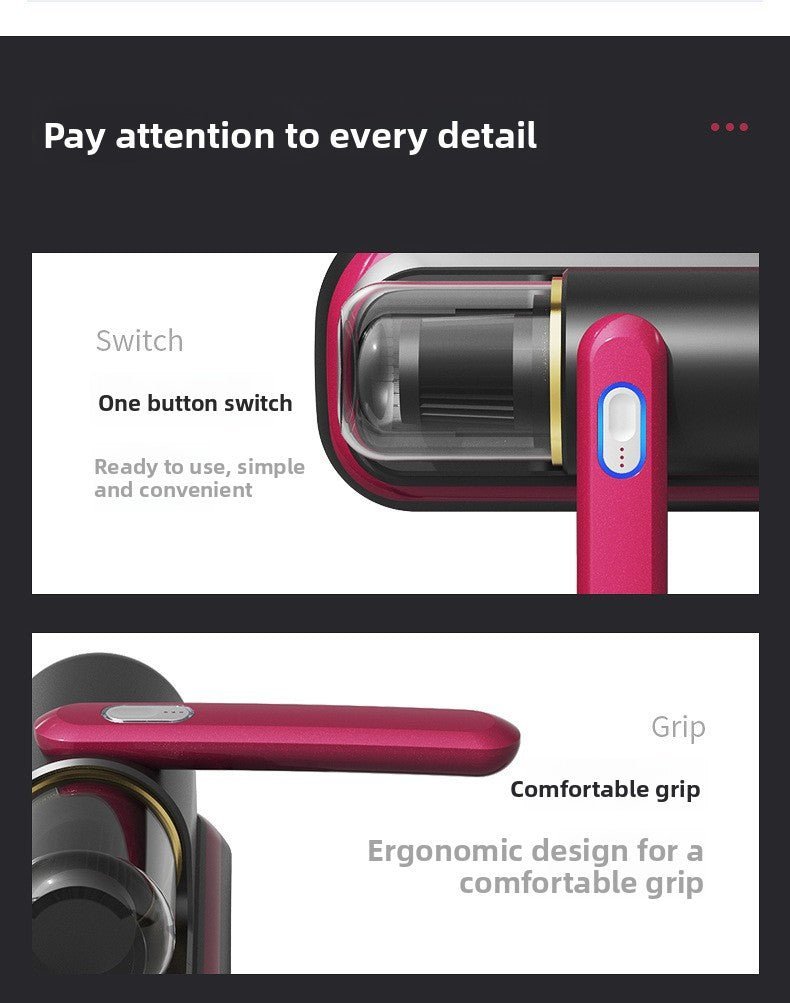 Home UV Sanitizing Vacuum: Cordless Bed Mattress Cleaner with Dual Vibration & Strong Suction - ziktop