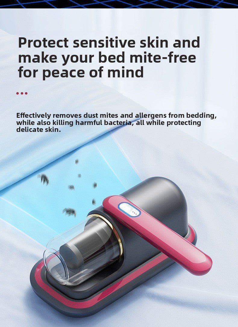 Home UV Sanitizing Vacuum: Cordless Bed Mattress Cleaner with Dual Vibration & Strong Suction - ziktop
