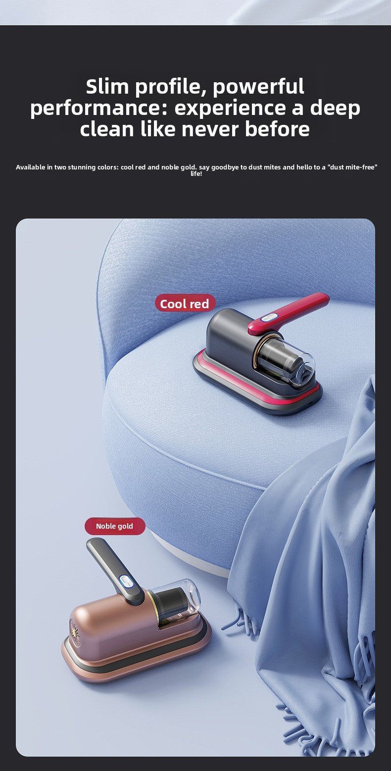 Home UV Sanitizing Vacuum: Cordless Bed Mattress Cleaner with Dual Vibration & Strong Suction - ziktop