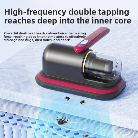 Home UV Sanitizing Vacuum: Cordless Bed Mattress Cleaner with Dual Vibration & Strong Suction - ziktop